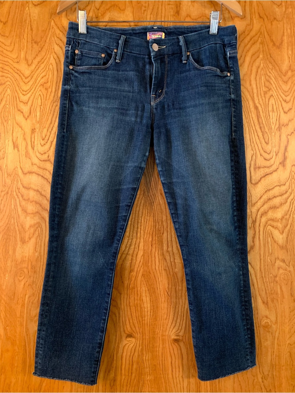 MOTHER Jeans Looke Ankle Fray